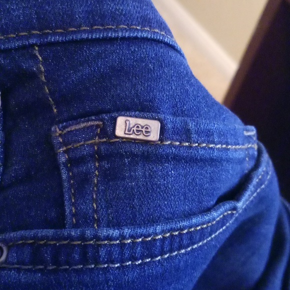 Lee Women's Regular Fit Flex Motion Indigo BootCut Mid Rise Jeans Size 16 Medium - Picture 14 of 14